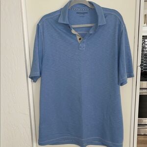 Johnston & Murphy Light Blue Polo Shirt | L